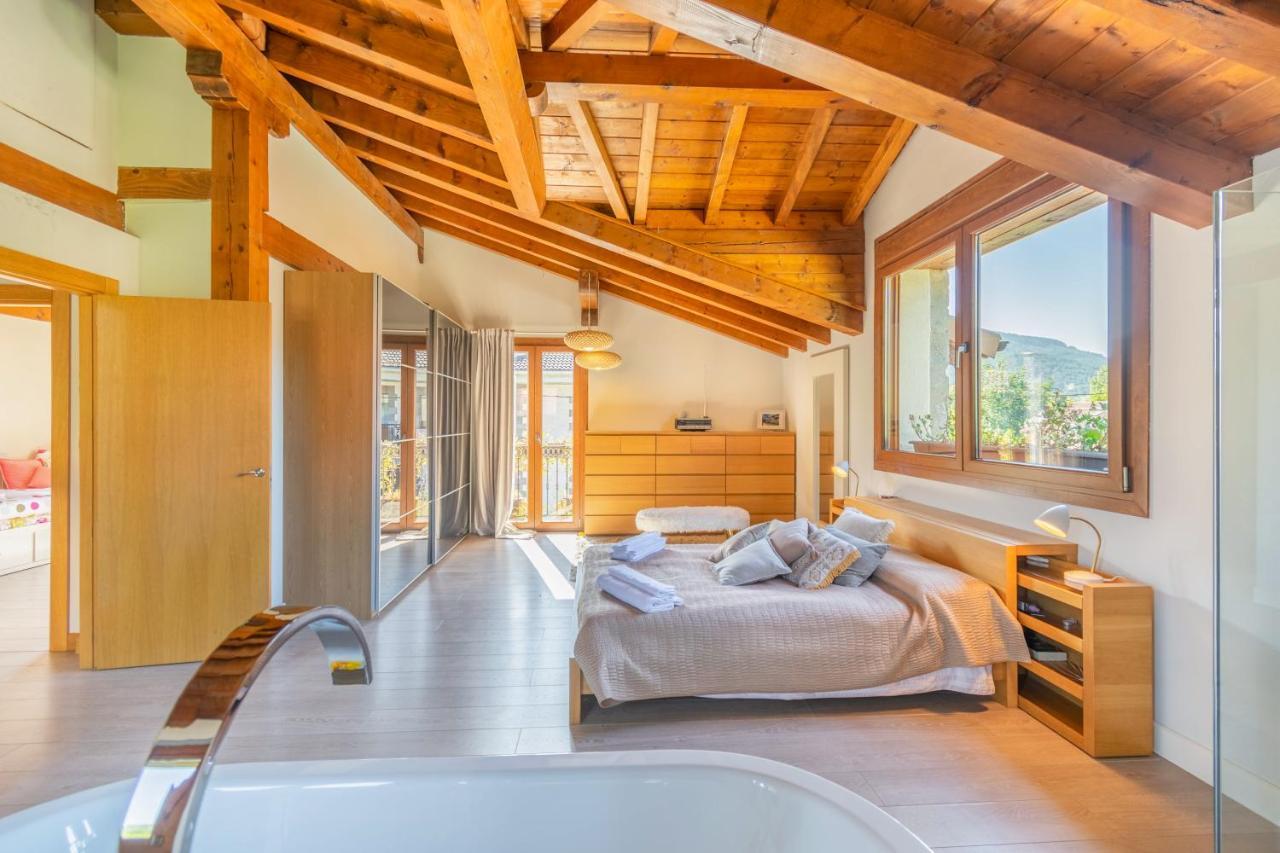 Casa Patxi, Espectacular Casa Rural Proxima A Pamplona Larrasoana Eksteriør bilde