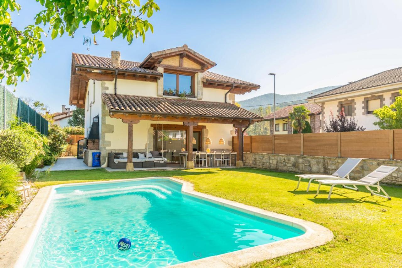 Casa Patxi, Espectacular Casa Rural Proxima A Pamplona Larrasoana Eksteriør bilde